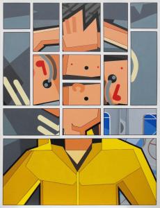 tintin (personal portrait), olej na płycie, 118x88cm, 2009